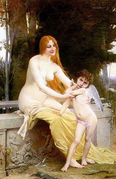 Jules Joseph Lefebvre Love Hurts oil painting picture